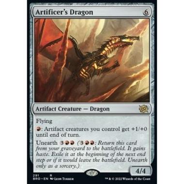 Artificer's Dragon (V.1) - Artificer's Dragon (V.1) - [XBRO] [NM] [Foil]