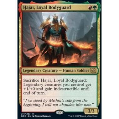 Hajar, Loyal Bodyguard - Hajar, Loyal Bodyguard - [BRO] [NM] [Foil]