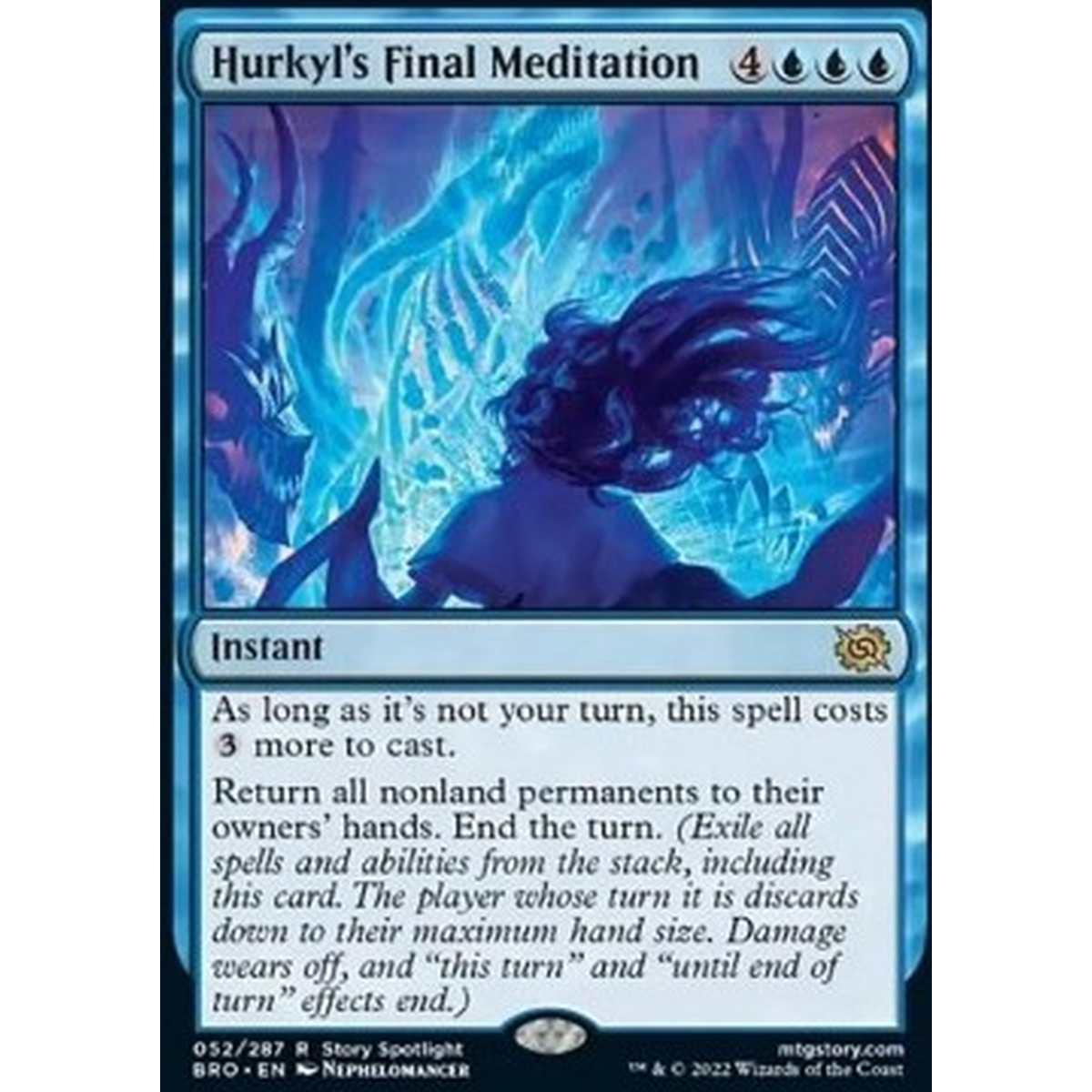 Hurkyl's Final Meditation - Meditazione Finale di Hurkyl - [BRO] [NM] [Foil]