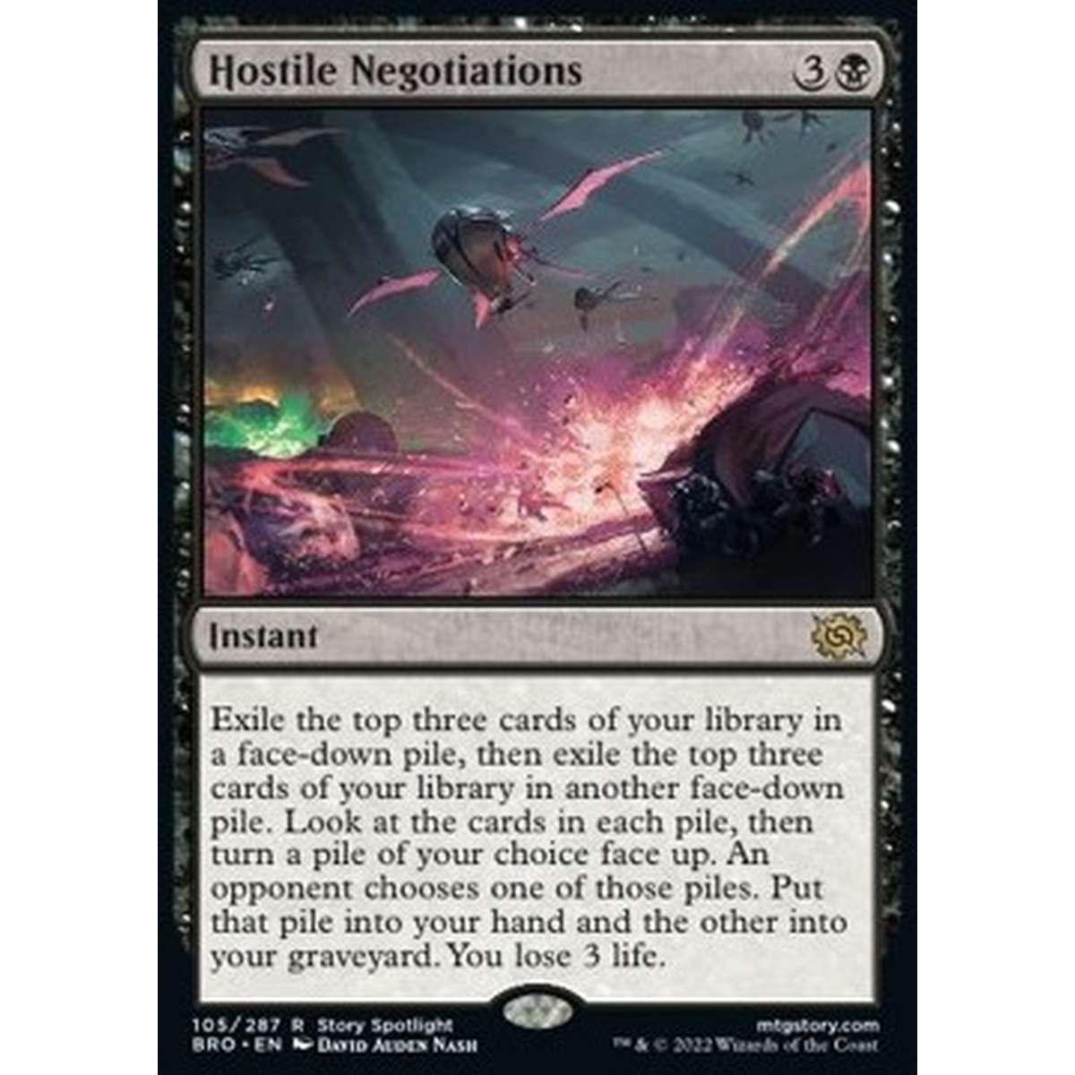 Hostile Negotiations - Negoziazioni Ostili - [BRO] [NM] [Foil]