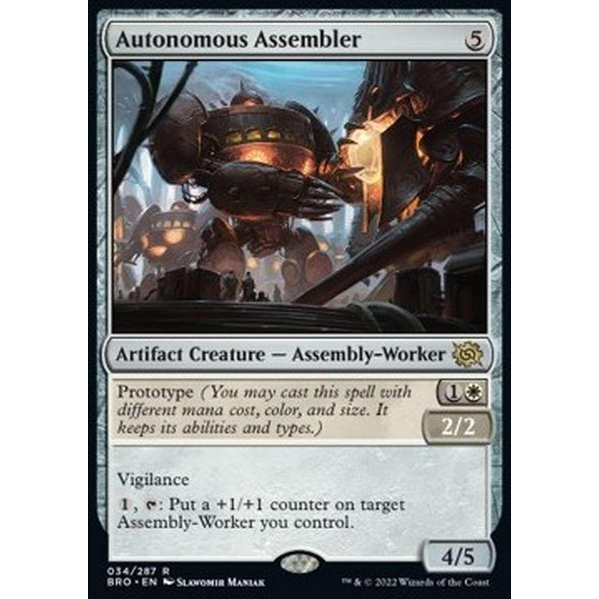Autonomous Assembler - Assemblatore Autonomo - [BRO] [NM] [Foil]
