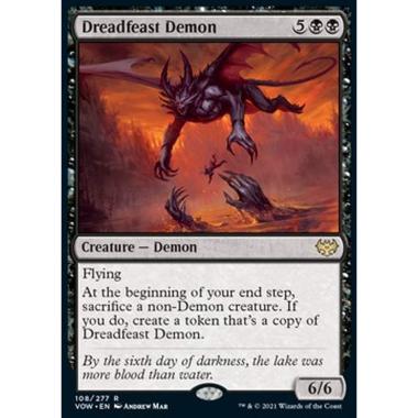 Dreadfeast Demon - Demone del Banchetto di Terrore - [VOW] [NM] [Foil]