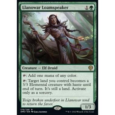 Llanowar Loamspeaker - Sussurraterra di Llanowar - [DMU] [NM] [Foil]