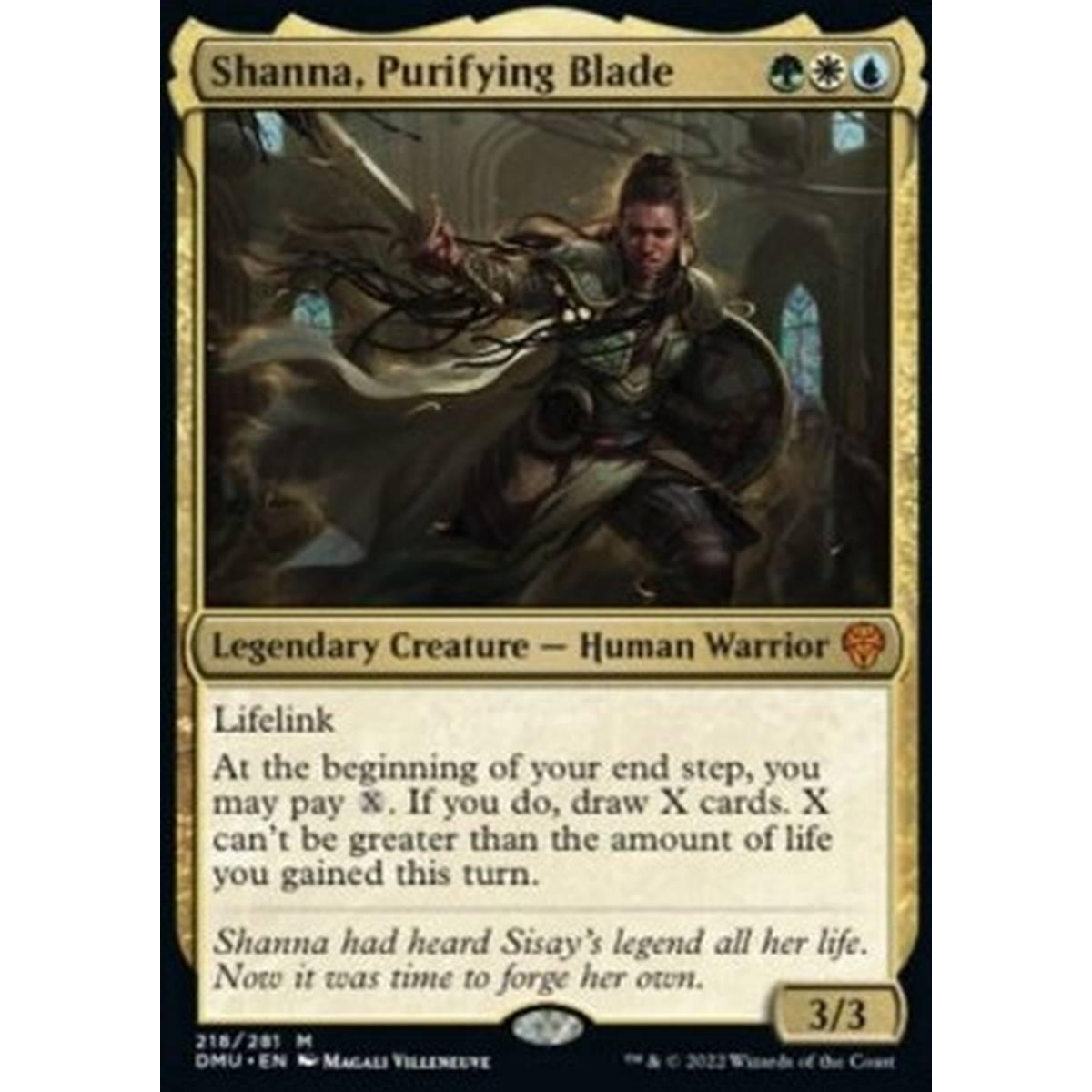 Shanna, Purifying Blade - Shanna, Purifying Blade - [DMU] [NM]
