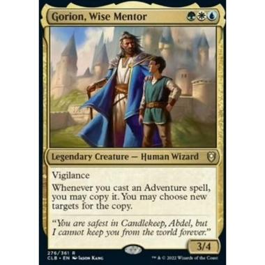 Gorion, Wise Mentor - Gorion, Wise Mentor - [CLB] [NM] [Foil]