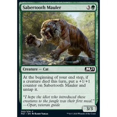 Sabertooth Mauler - Sbranatore dai Denti a Sciabola - [M21] [NM]