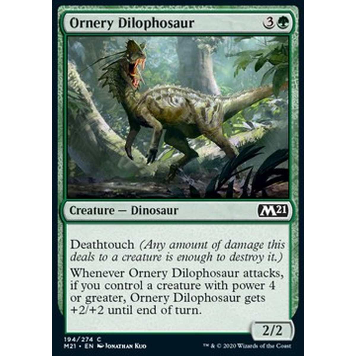 Ornery Dilophosaur - Dilofosauro Irascibile - [M21] [NM]