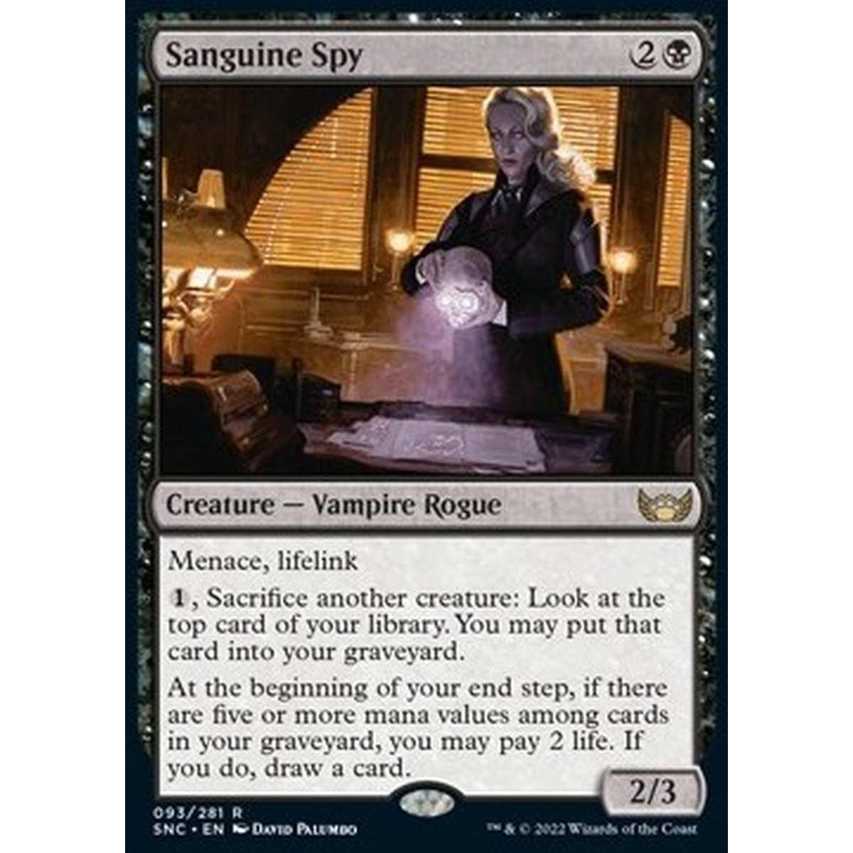 Sanguine Spy - Spia Ottimista - [SNC] [NM] [Foil]