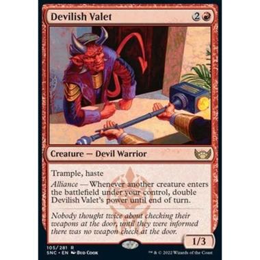 Devilish Valet - Guardarobiere Diabolico - [SNC] [NM] [Foil]