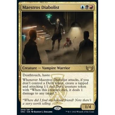 Maestros Diabolist - Diabolico dei Maestro - [SNC] [NM] [Foil]