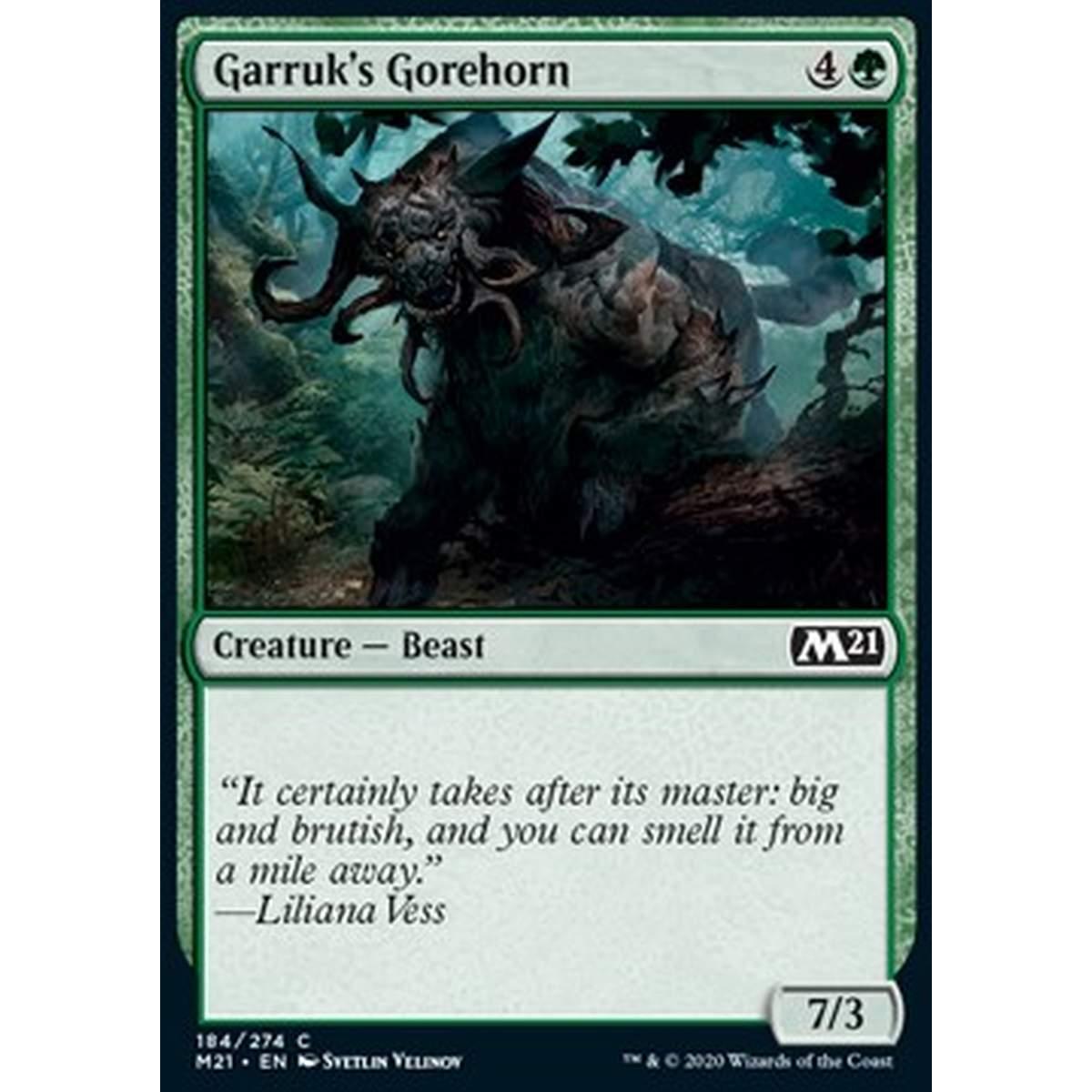 Garruk's Gorehorn - Sventracorno di Garruk - [M21] [NM]