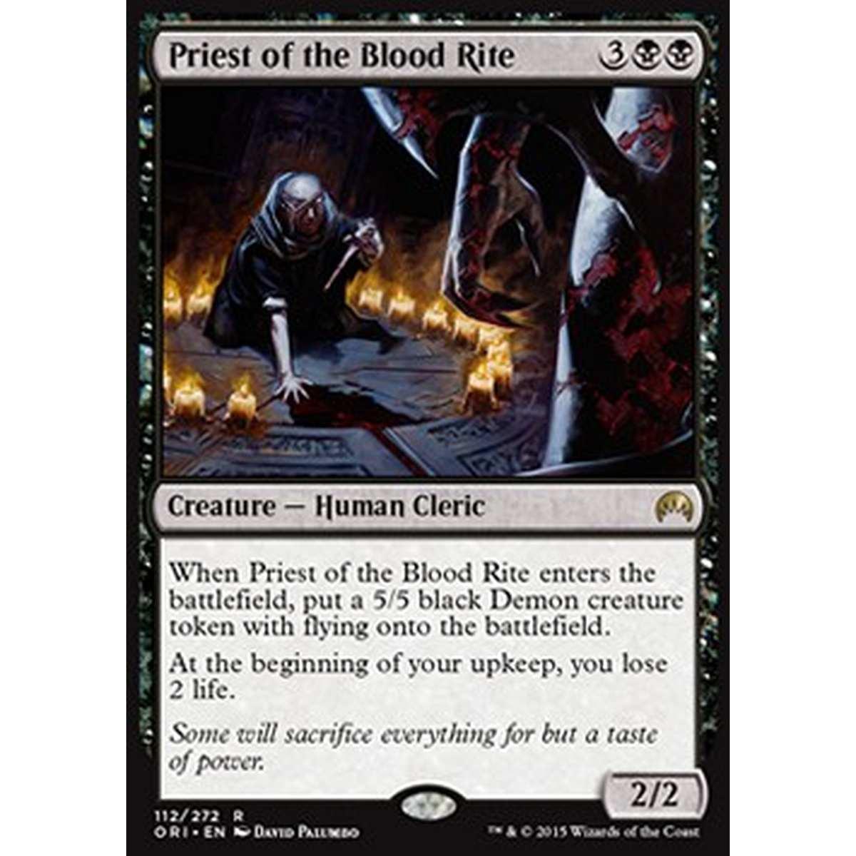 Priest of the Blood Rite - Sacerdote del Rito di Sangue - [ORI] [NM] [Foil]