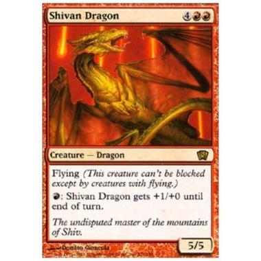 Shivan Dragon - Shivan Dragon - [8ED] [EX]