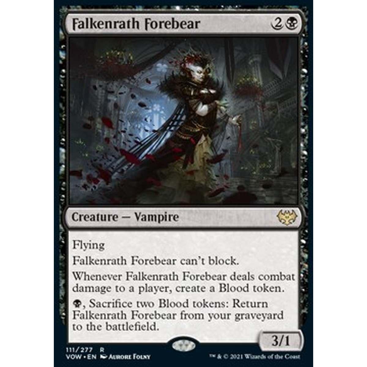 Falkenrath Forebear - Predecessora Falkenrath - [VOW] [NM] [Foil]