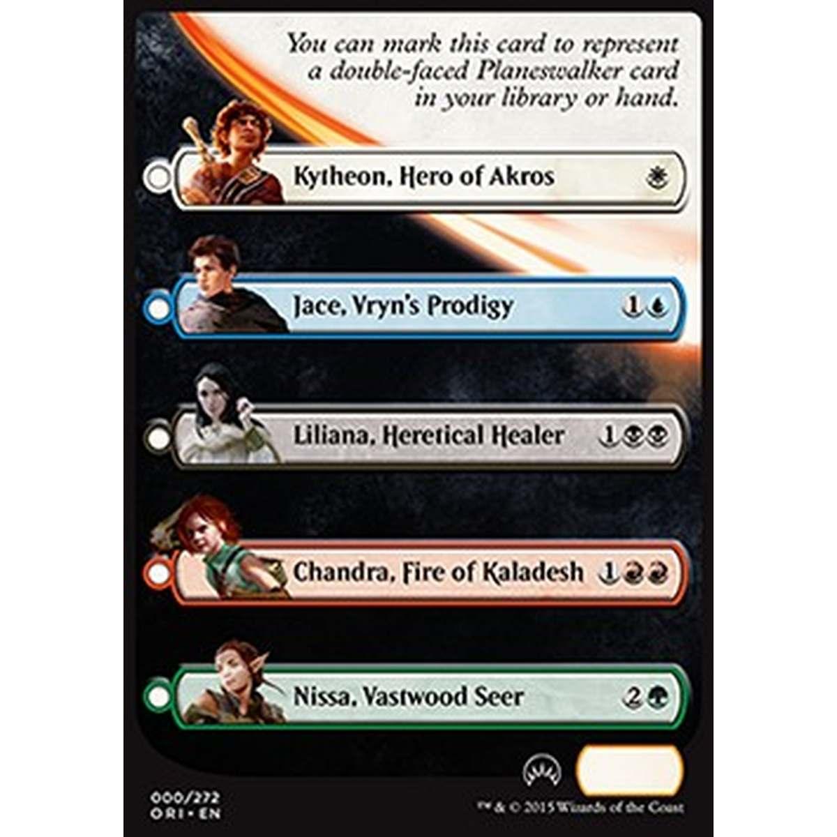 Double-Faced Card Proxy Checklist - Double-Faced Card Proxy Checklist - [ORI] [NM]