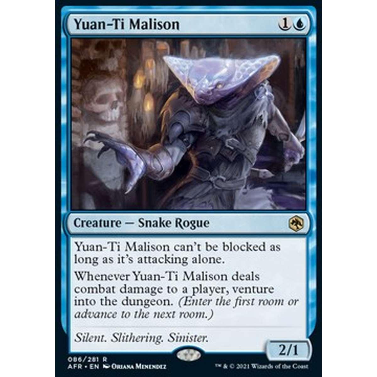 Yuan-Ti Malison - Yuan-Ti Nefasto - [AFR] [NM] [Foil]