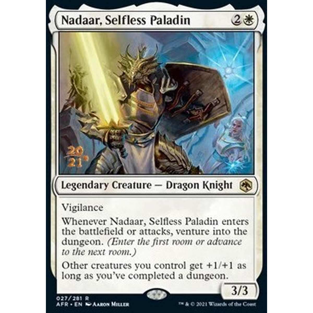 Nadaar, Selfless Paladin (V.1) - Nadaar, Paladino Altruista (V.1) - [PAFR] [NM] [Foil]