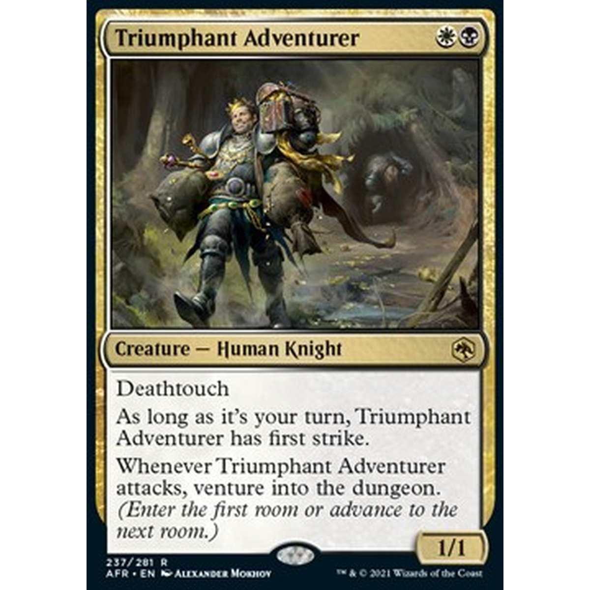 Triumphant Adventurer - Avventuriero Trionfante - [AFR] [NM] [Foil]