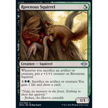 Ravenous Squirrel - Ravenous Squirrel - [MH2] [NM] [Foil]