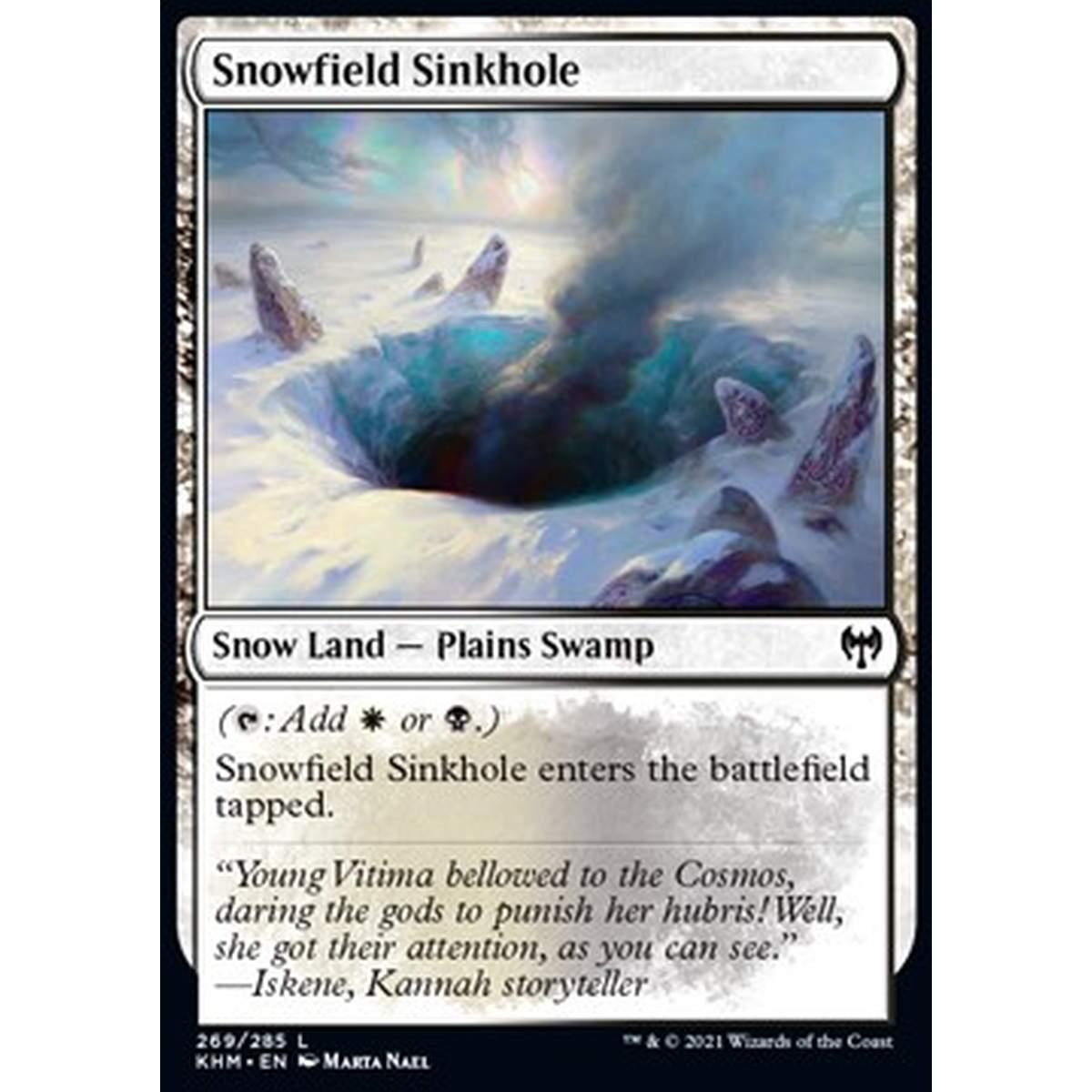 Snowfield Sinkhole - Snowfield Sinkhole - [KHM] [NM] [Foil]