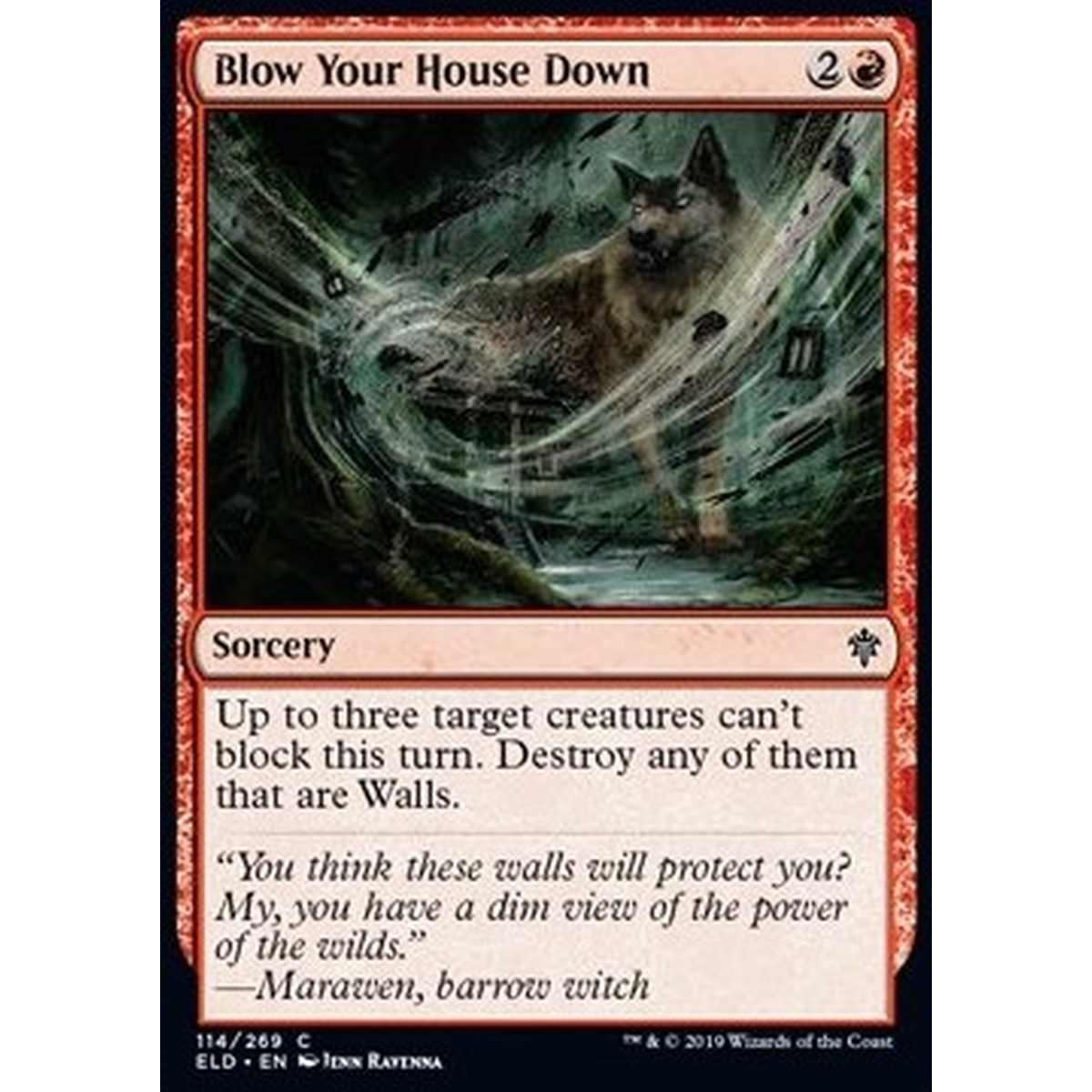 Blow Your House Down - Soffiare Via la Casa - [ELD] [NM]