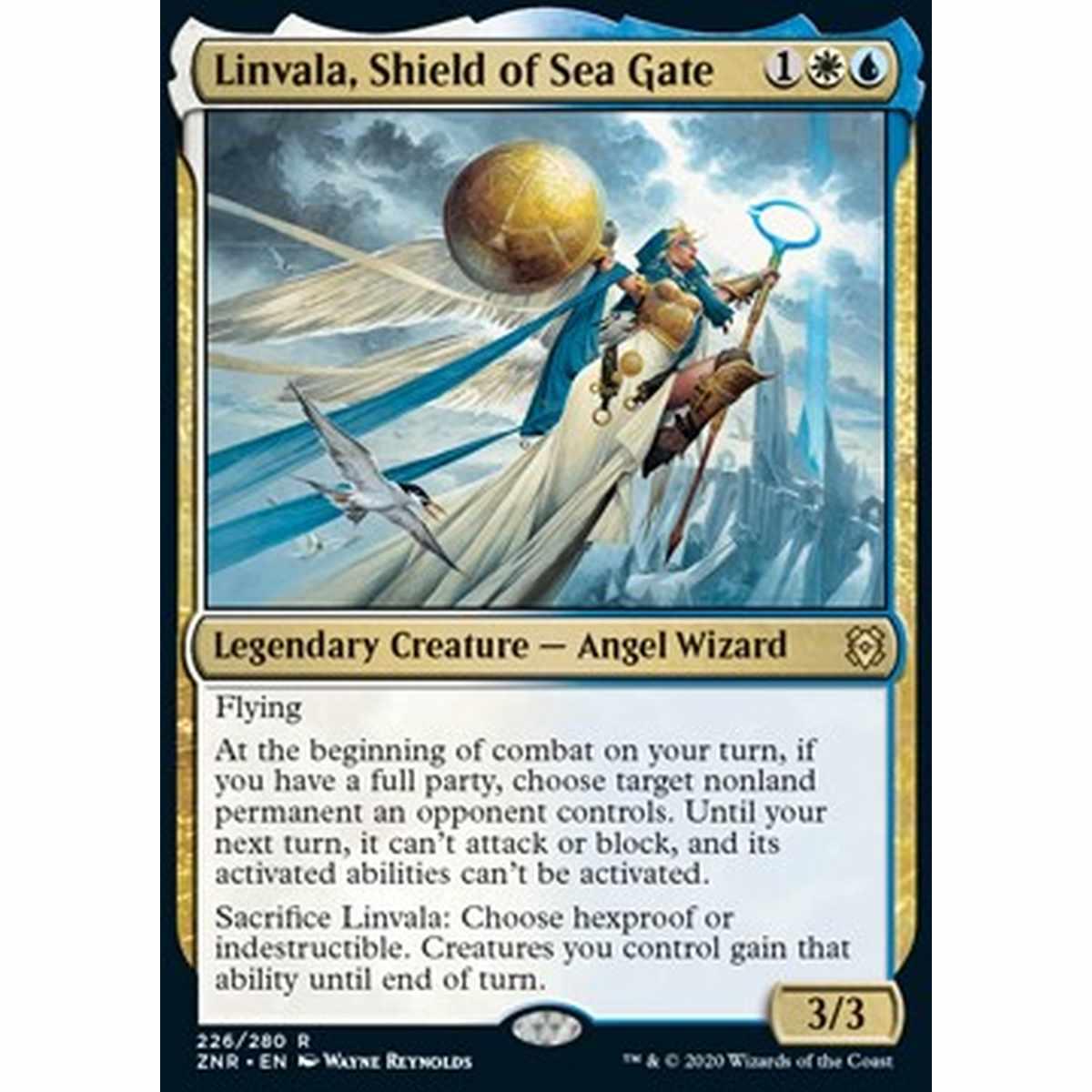 Linvala, Shield of Sea Gate - Linvala, Shield of Sea Gate - [ZNR] [NM] [Foil]