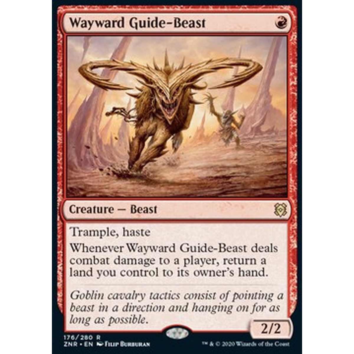 Wayward Guide-Beast - Wayward Guide-Beast - [ZNR] [NM] [Foil]