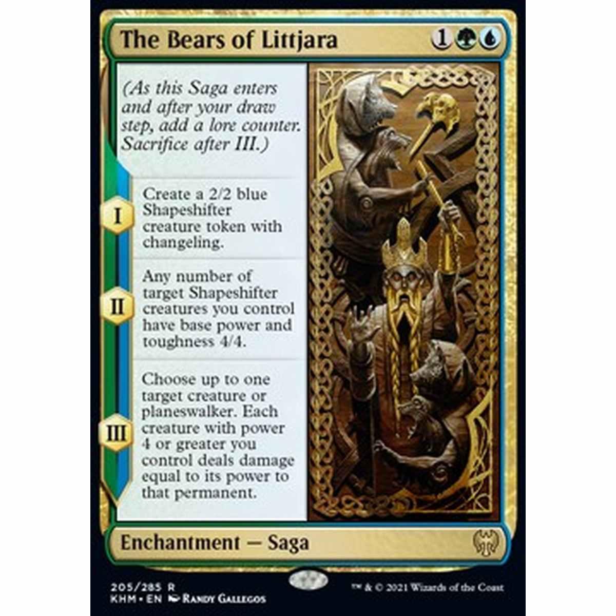 The Bears of Littjara - The Bears of Littjara - [KHM] [NM] [Foil]