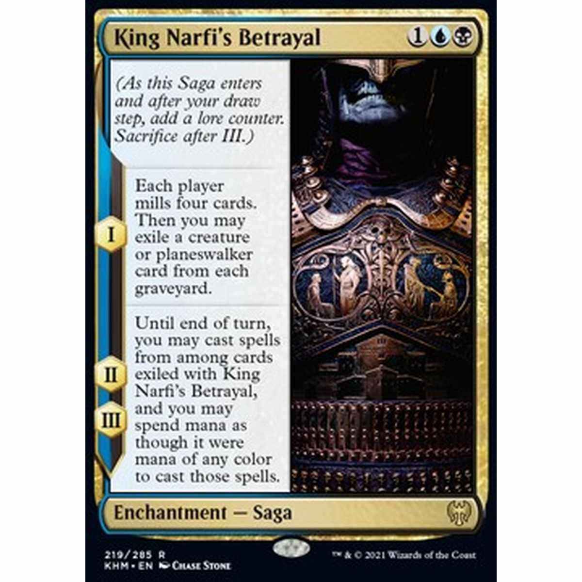 King Narfi's Betrayal - Tradimento di Re Narfi - [KHM] [NM] [Foil]