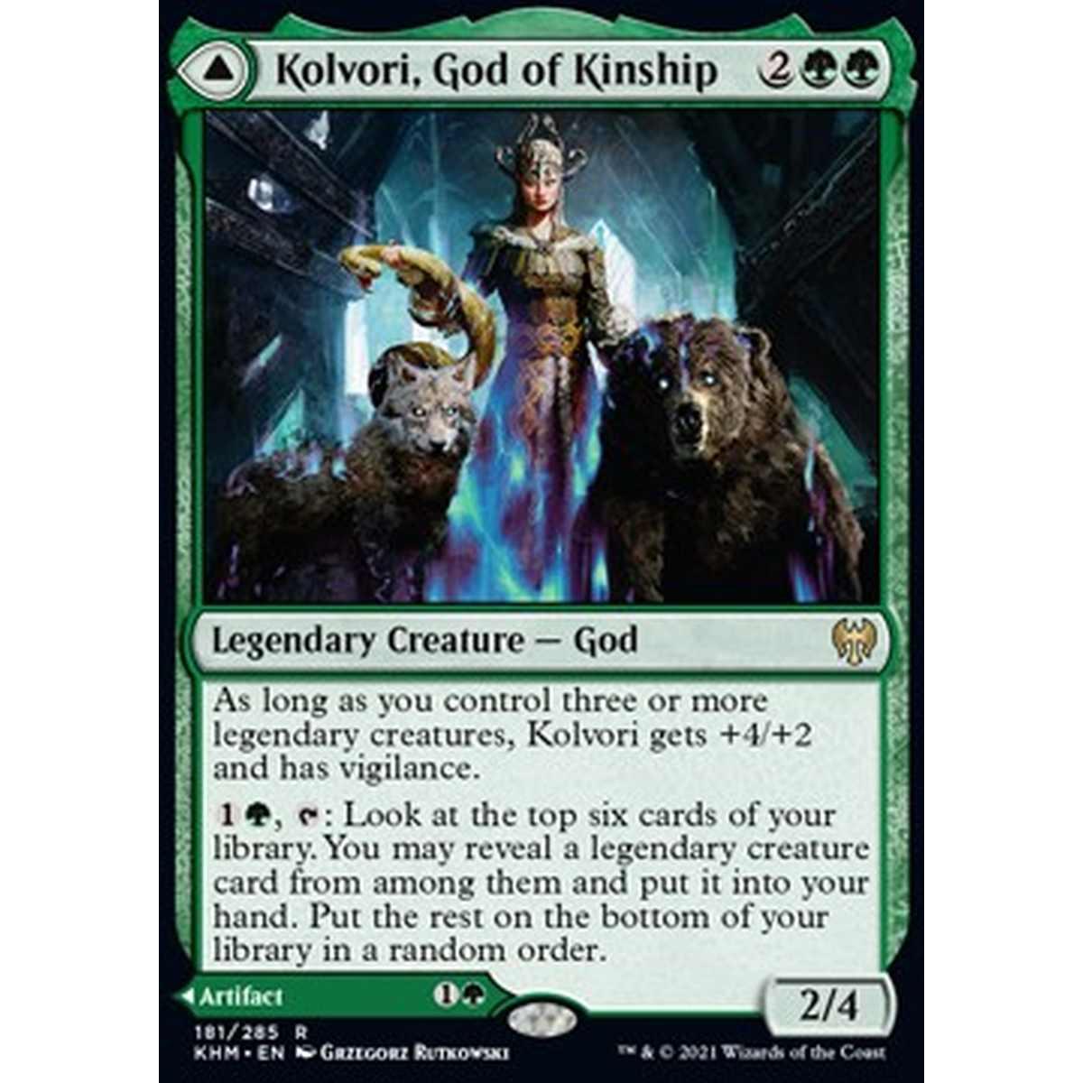 Kolvori, God of Kinship // The Ringhart Crest - Kolvori, Dea dell'AffinitÃ // Lo Stemma di Ringhart - [KHM] [NM] [Foil]