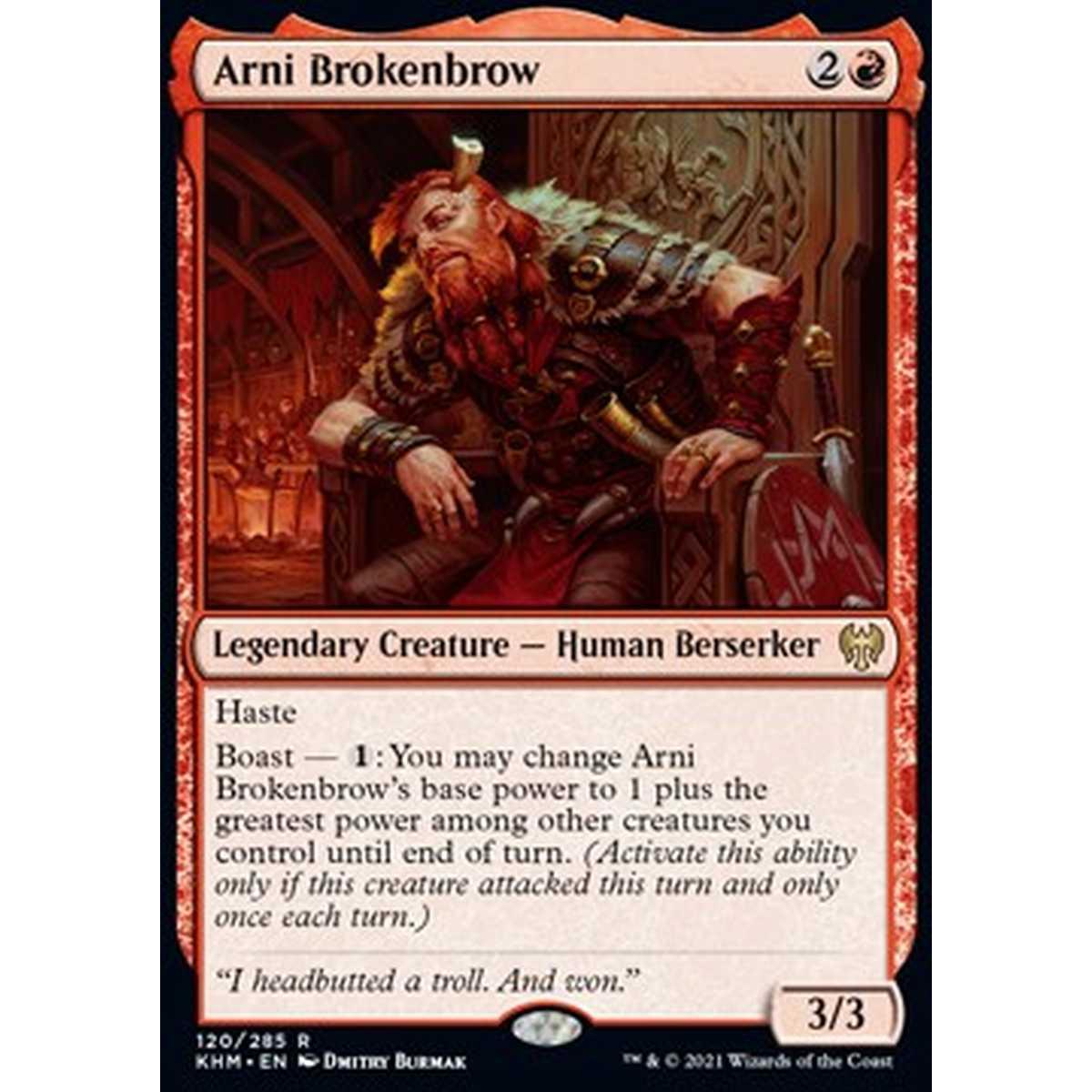 Arni Brokenbrow - Arni Fronterotta - [KHM] [NM] [Foil]