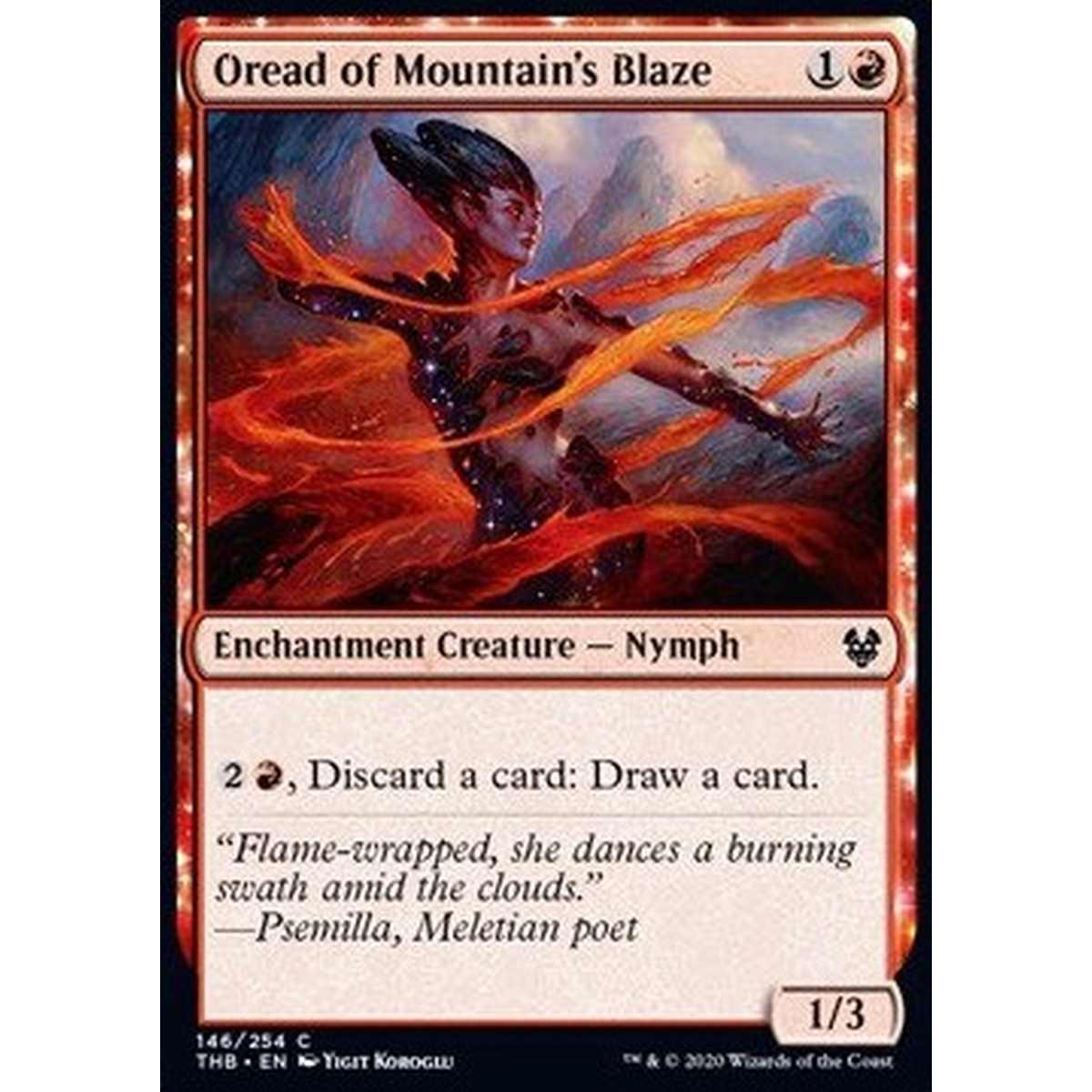 Oread of Mountain's Blaze - Oreade delle Fiamme Montane - [THB] [NM]
