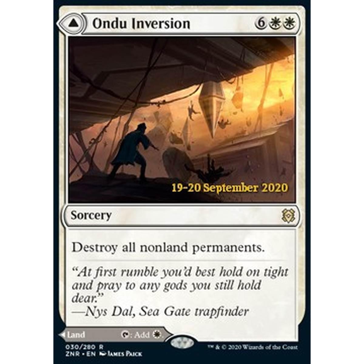 Ondu Inversion // Ondu Skyruins - Inversione di Ondu // Rovine Celesti di Ondu - [PZNR] [NM] [Foil]
