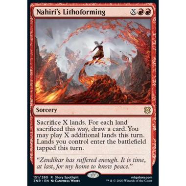 Nahiri's Lithoforming - Litomorfosi di Nahiri - [ZNR] [NM] [Foil]