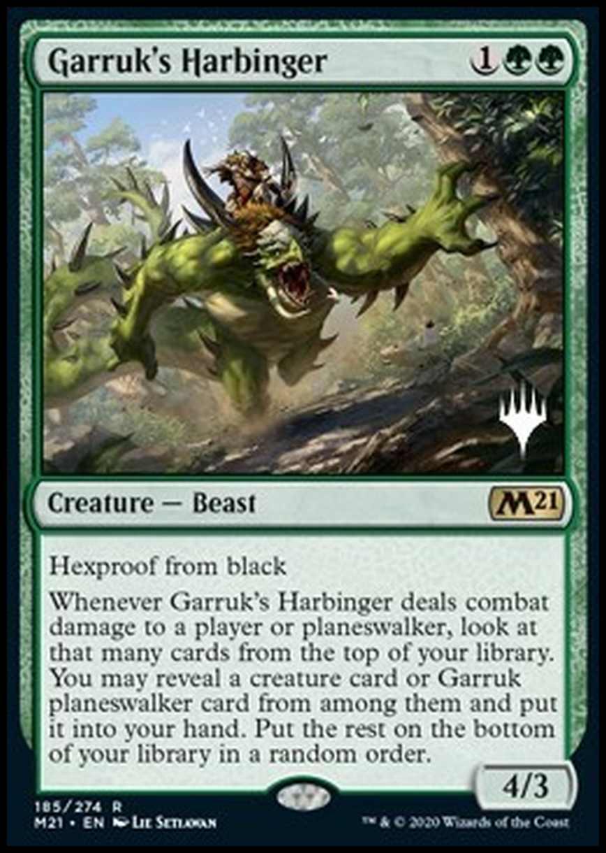 Garruk's Harbinger (V.1) - Messaggero di Garruk (V.1) - [PM21] [NM] [Foil]
