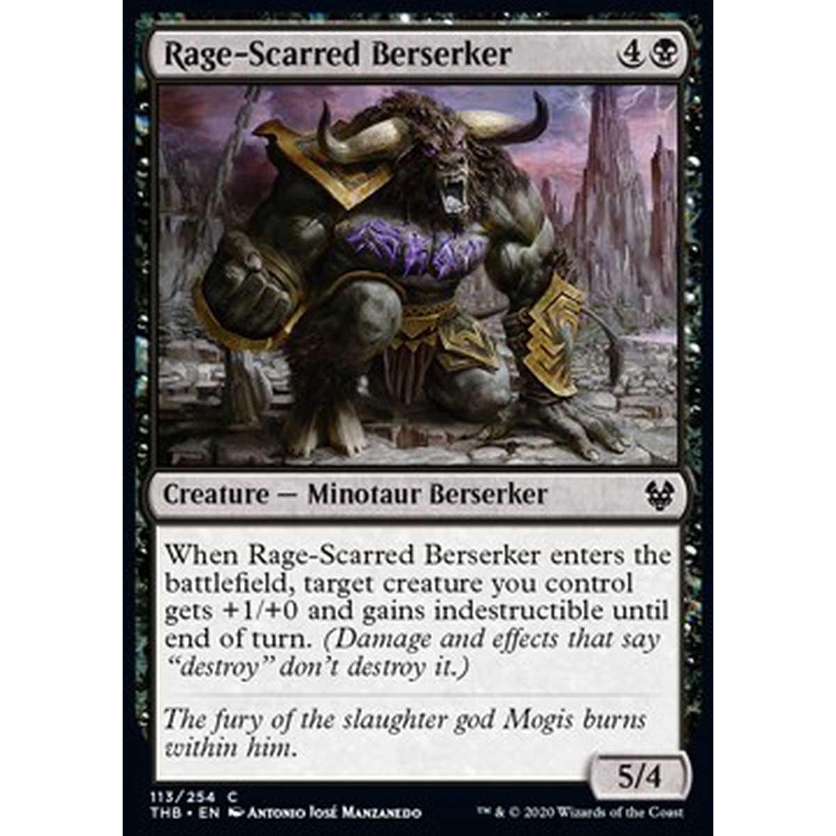 Rage-Scarred Berserker - Berserker Sfregiato dalla Rabbia - [THB] [NM]