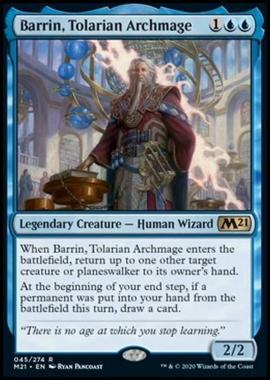 Barrin, Tolarian Archmage - Barrin, Arcimago di Tolaria - [M21] [NM] [Foil]