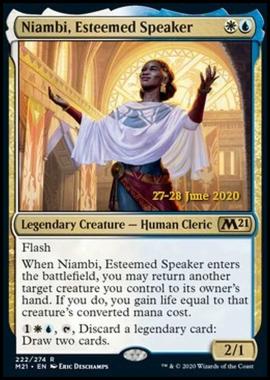 Niambi, Esteemed Speaker (V.2) - Niambi, Oratrice Rinomata (V.2) - [PM21] [NM] [Foil]