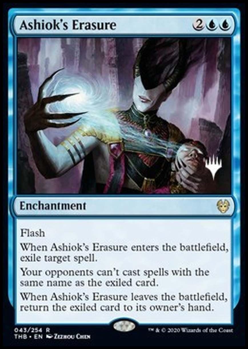 Ashiok's Erasure (V.1) - Cancellazione di Ashiok (V.1) - [PTHB] [NM] [Foil]