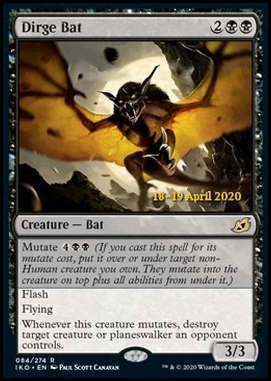 Dirge Bat (V.2) - Pipistrello del Lamento Funebre (V.2) - [PIKO] [NM] [Foil]