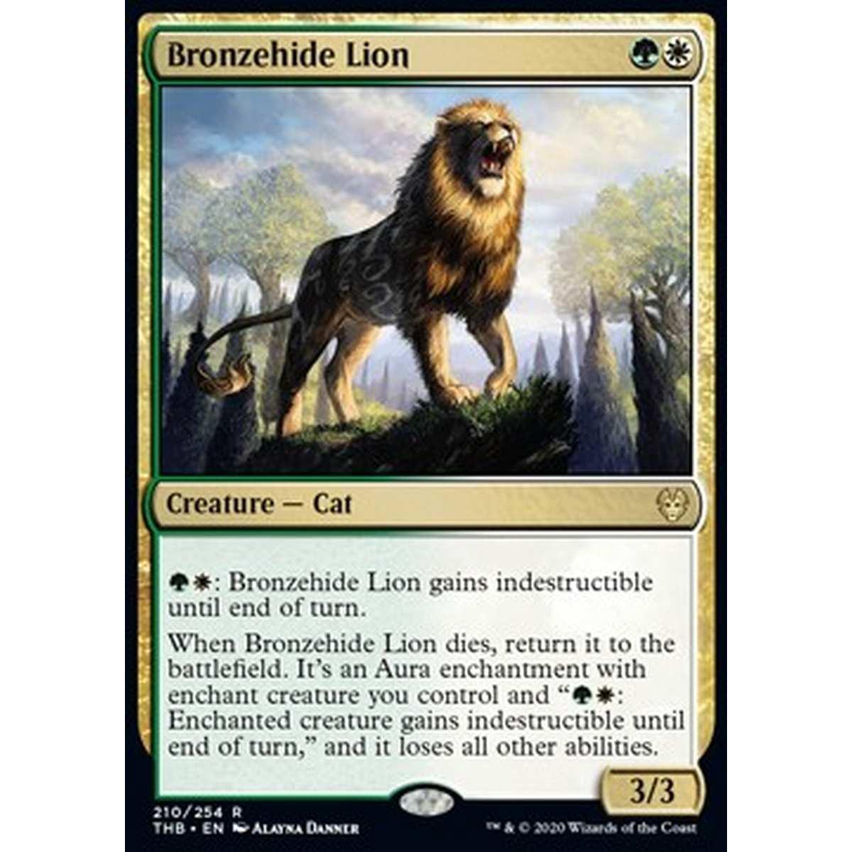 Bronzehide Lion - Leone dal Manto di Bronzo - [THB] [NM] [Foil]