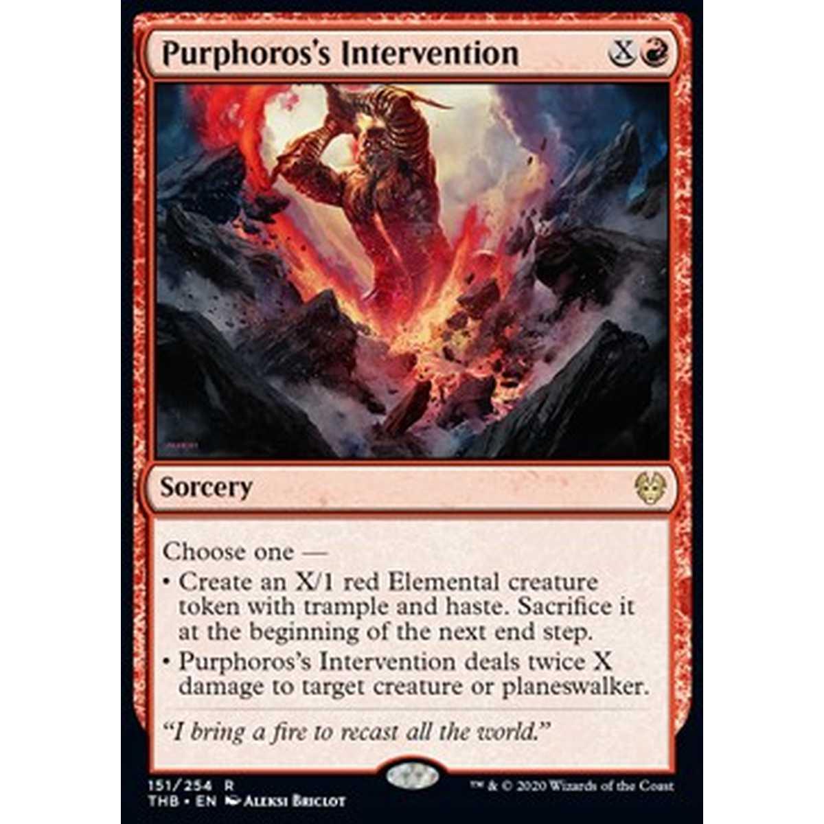Purphoros's Intervention - Intervento di Purforos - [THB] [NM] [Foil]
