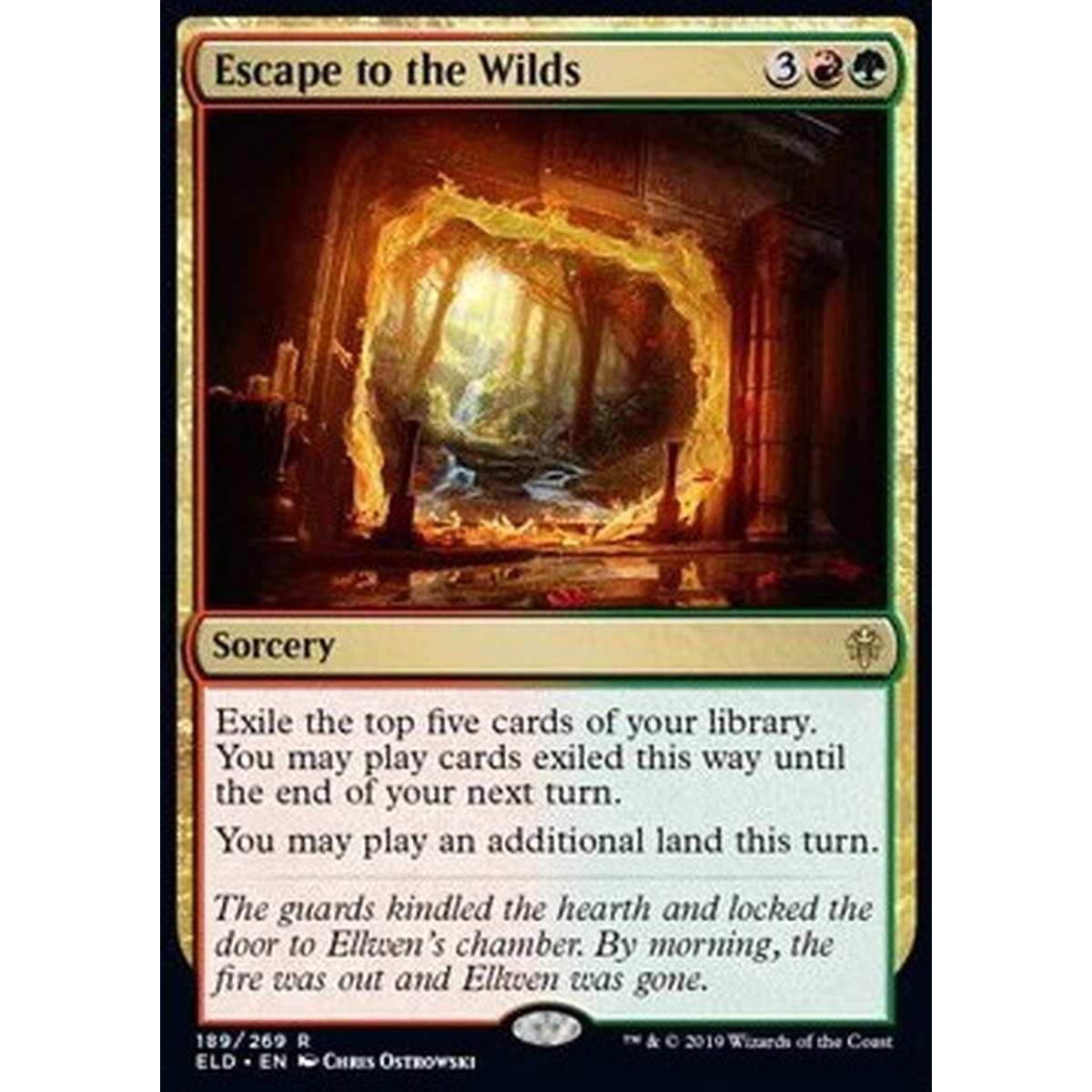 Escape to the Wilds - Fuga nelle Terre Selvagge - [ELD] [NM] [Foil]