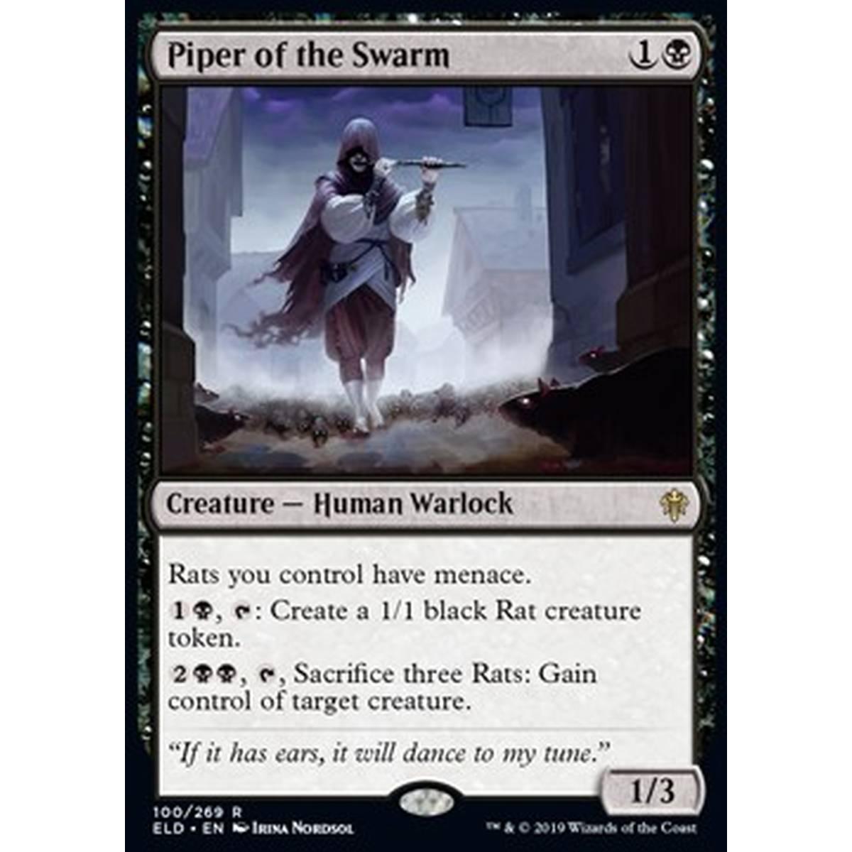 Piper of the Swarm - Pifferaio della Colonia - [ELD] [NM] [Foil]