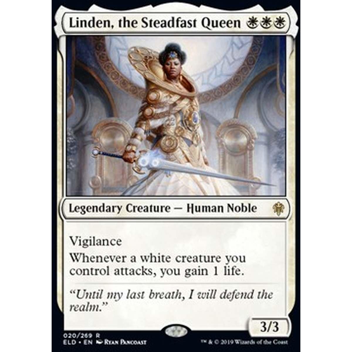 Linden, the Steadfast Queen - Linden, la Regina Risoluta - [ELD] [NM] [Foil]