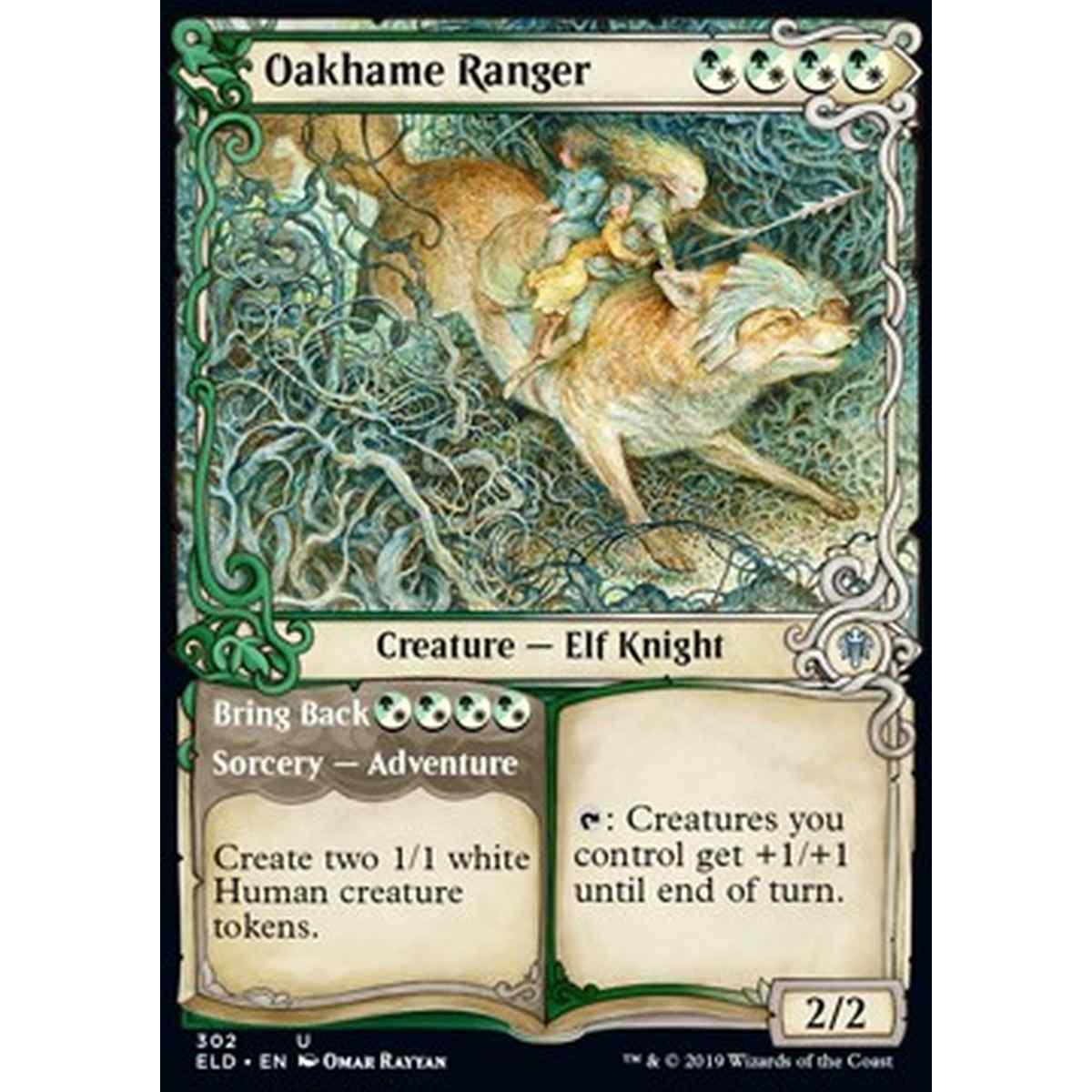 Oakhame Ranger // Bring Back - Ranger di Quercetania // Riportare Indietro - [XELD] [NM] [Foil]