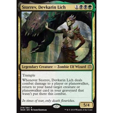 Storrev, Devkarin Lich - Storrev, Lich Devkarin - [WAR] [NM] [Foil]