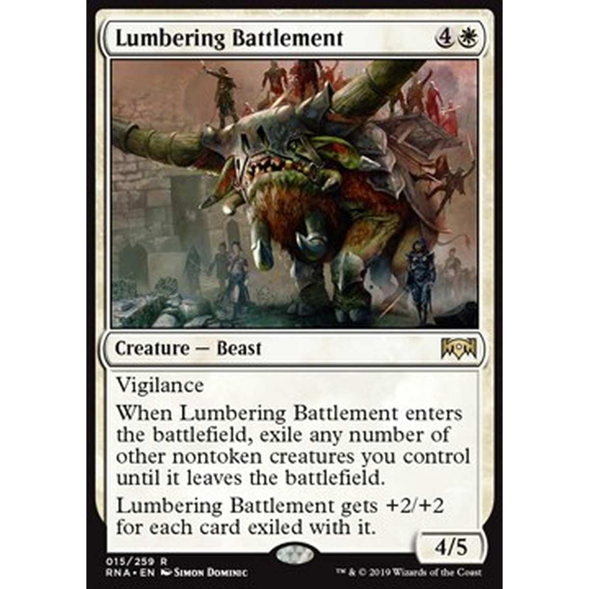 Lumbering Battlement - Lumbering Battlement - [RNA] [NM] [Foil]