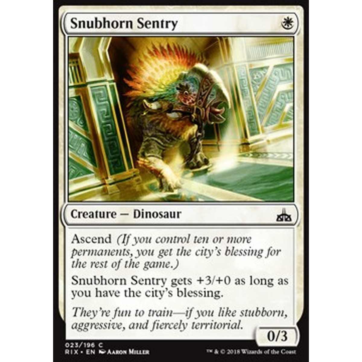 Snubhorn Sentry - Cornotozzo da Guardia - [RIX] [NM]