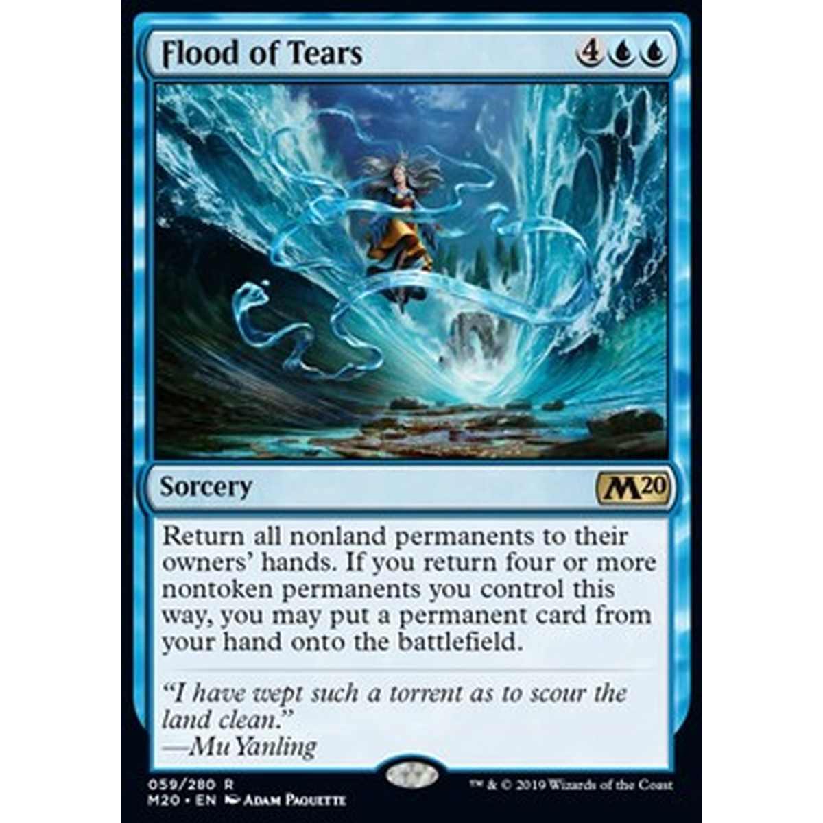 Flood of Tears - Profluvio di Lacrime - [M20] [NM] [Foil]